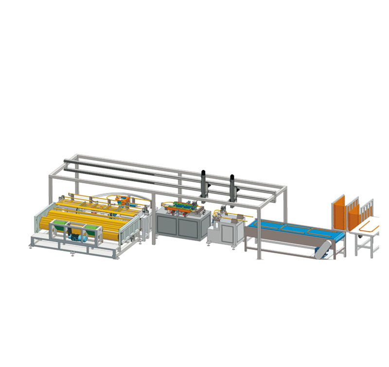 南宁圆管梯前后、后脚自动生产线